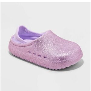 Toddler Rowan Slip-on Clog Shoes - Cat & Jack™ Purple Cushioned Heel Size 10T